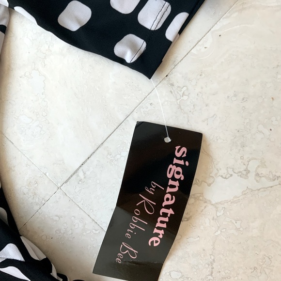 Great Black & White Ladies Office Dress NWT SZ 12 - Picture 6 of 10